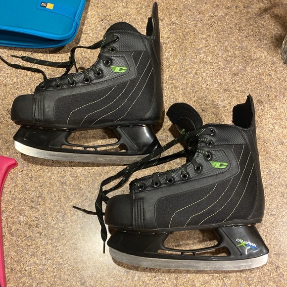 Canadian X-Lite Ice Skates JR7 Junior Size 7 Hockey *Skates Only-No Skate Guards - Picture 6 of 17